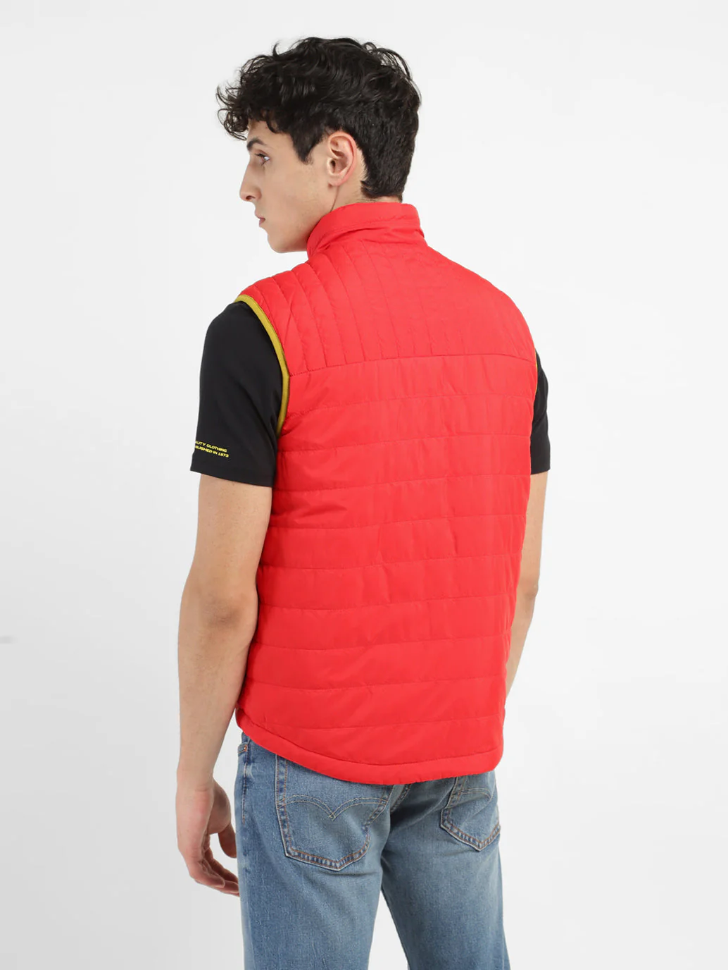 Men's Solid Reversible Padded Jacket - Image 2