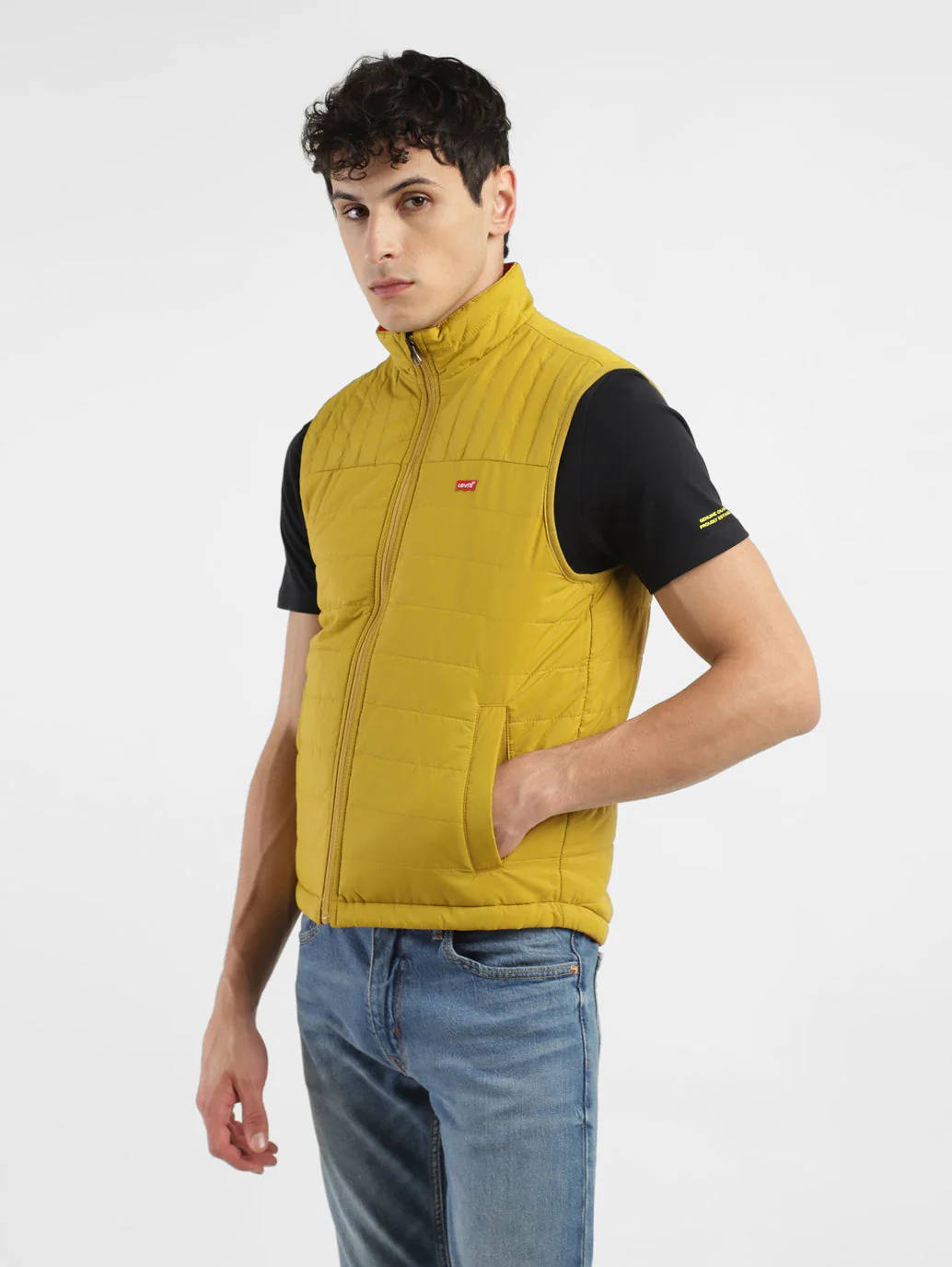 Men's Solid Reversible Padded Jacket - Image 5