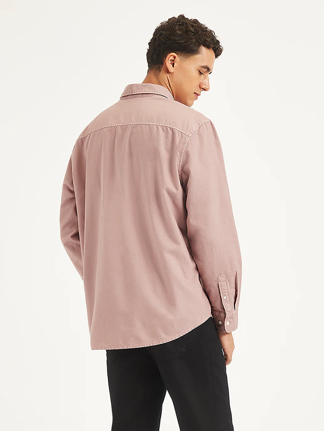 Men's Solid Slim Fit Shirt - Image 4