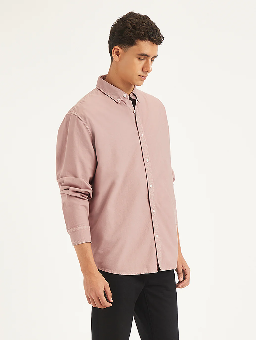 Men's Solid Slim Fit Shirt - Image 6