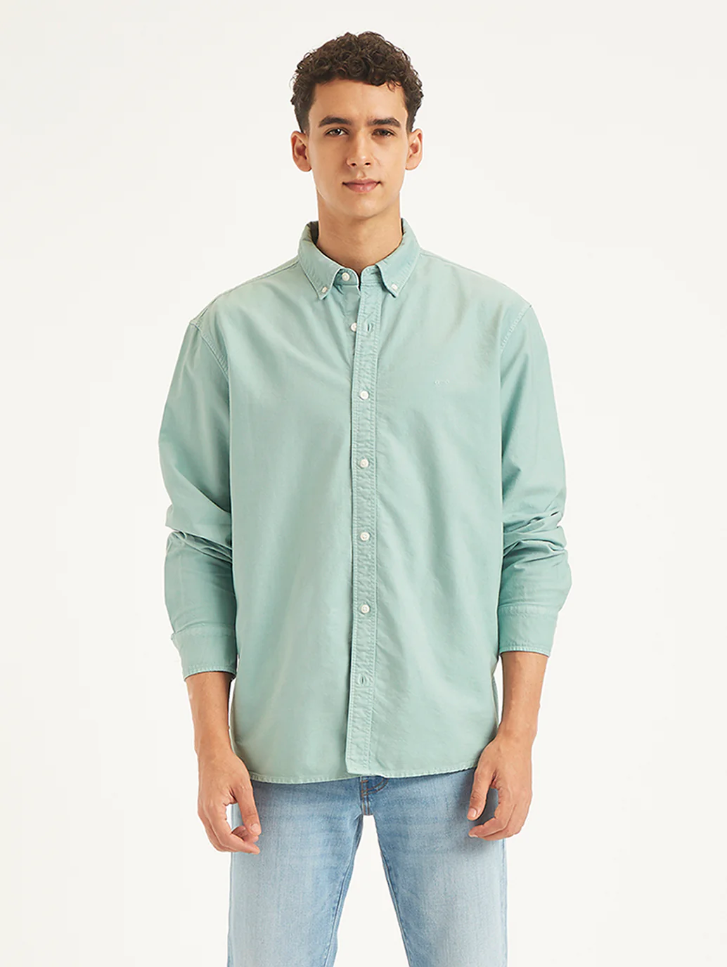 Men's Solid Slim Fit Shirt - Image 3
