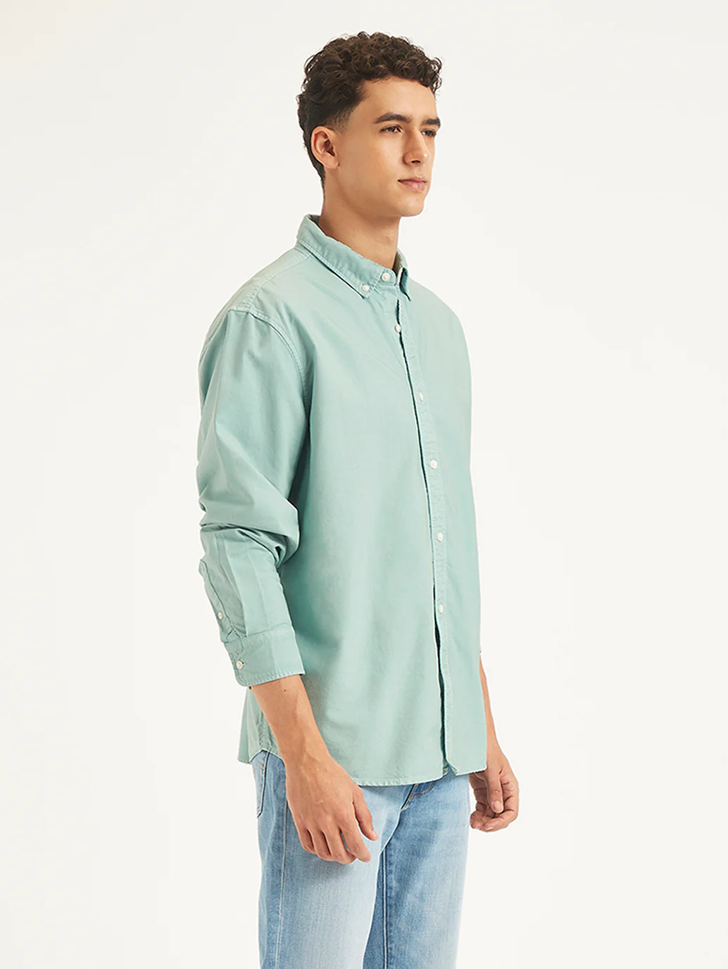Men's Solid Slim Fit Shirt - Image 6