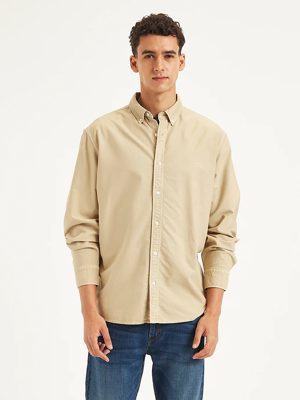 Men's Solid Slim Fit Shirt - Image 3