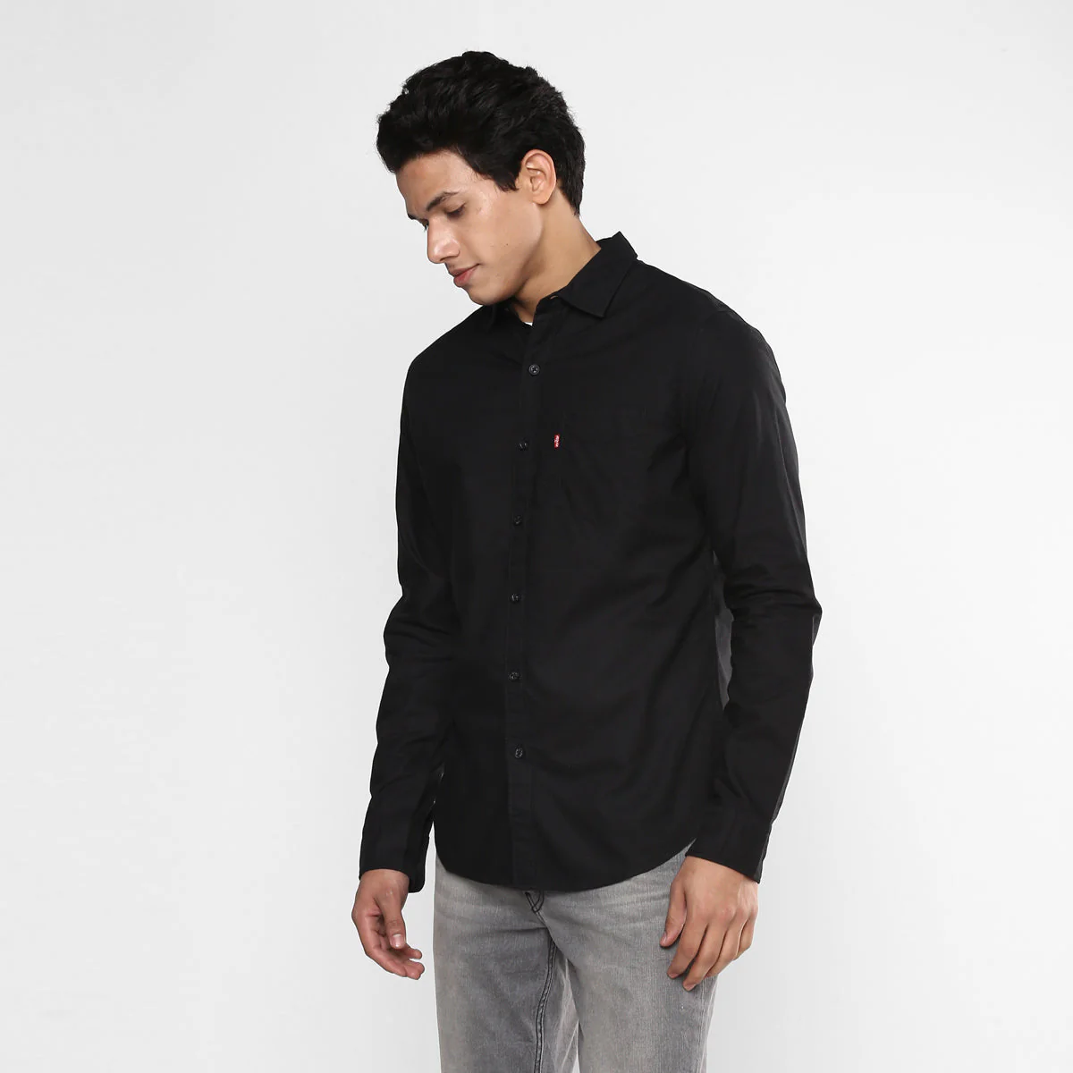 Men's Solid Slim Fit Shirt - Image 6
