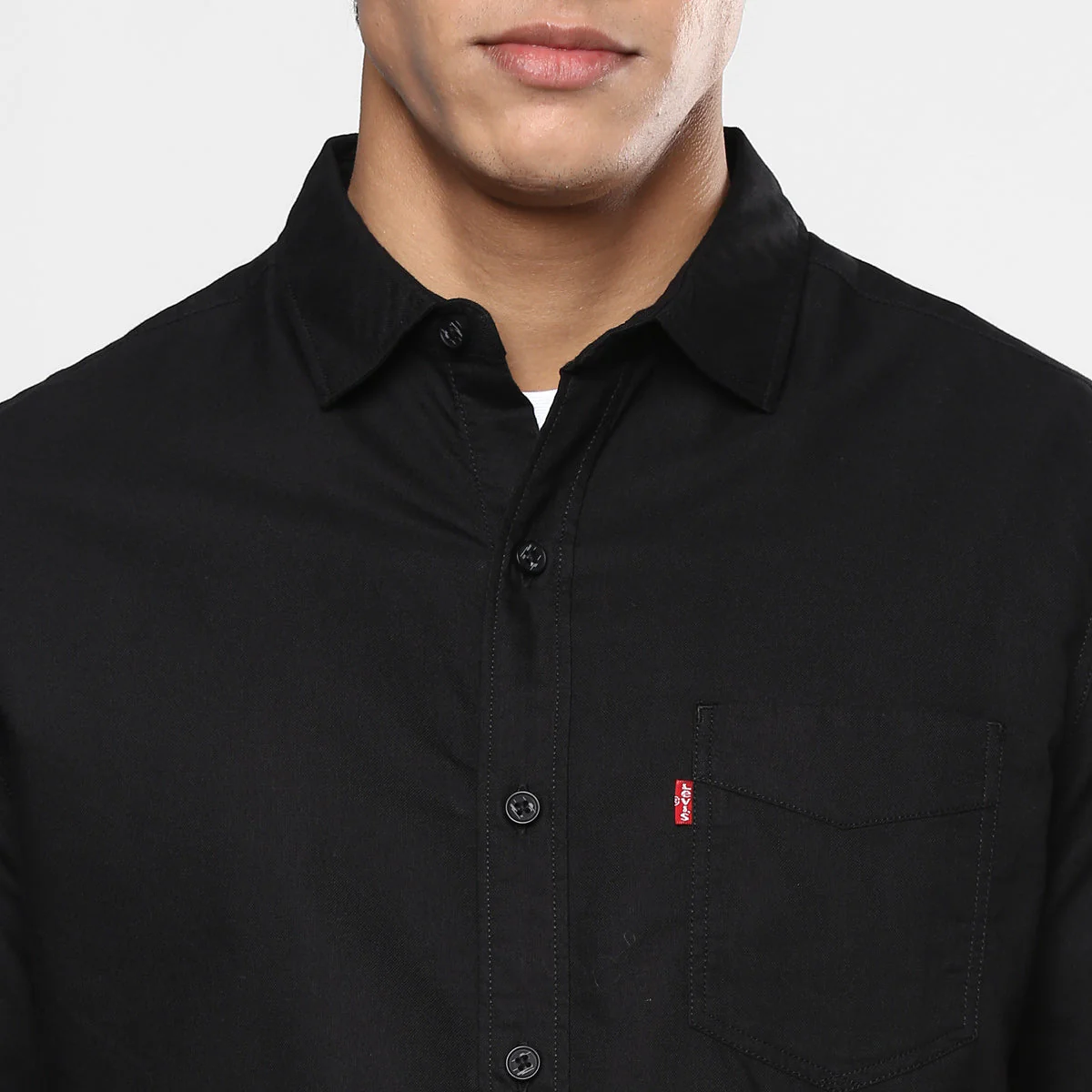 Men's Solid Slim Fit Shirt - Image 7