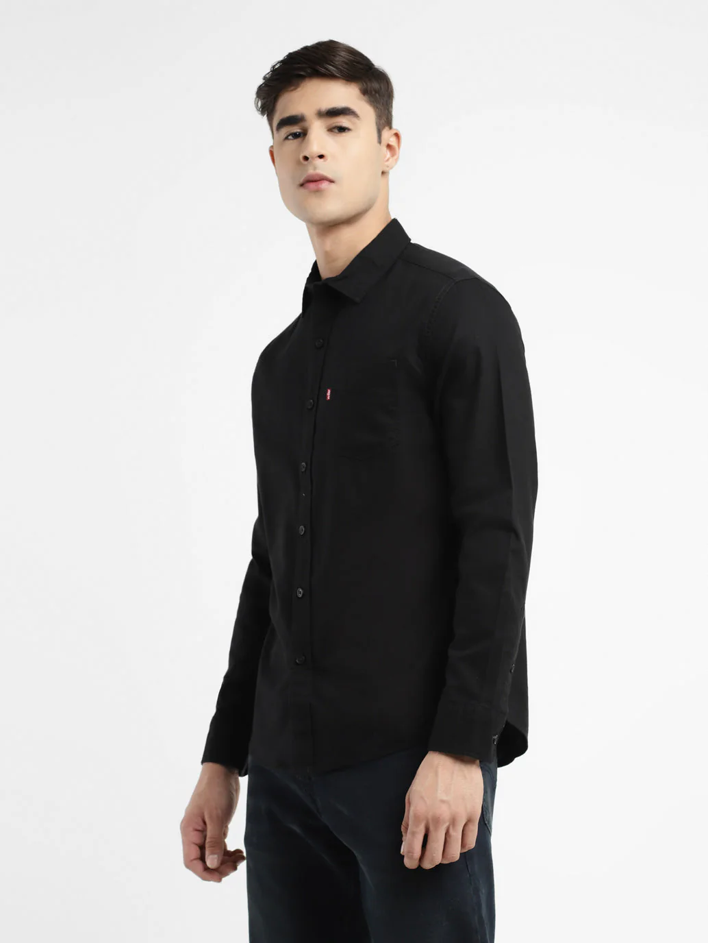Men's Solid Slim Fit Shirt - Image 8