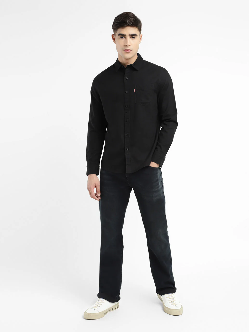 Men's Solid Slim Fit Shirt - Image 9
