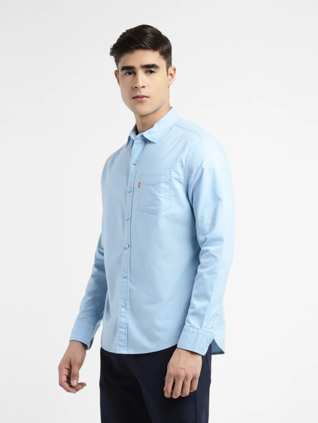 Men's Solid Slim Fit Shirt - Image 8