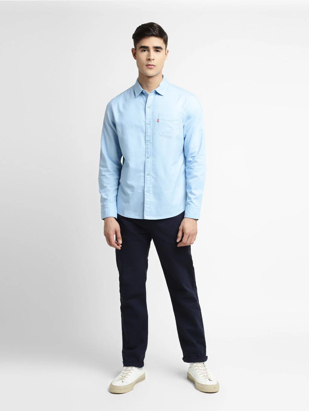 Men's Solid Slim Fit Shirt - Image 9