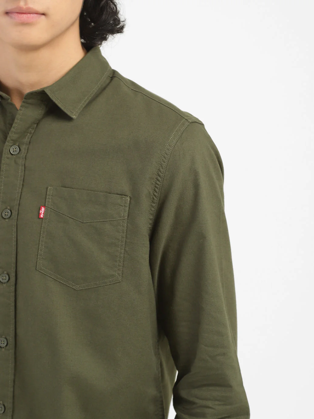 Men's Solid Slim Fit Shirt - Image 6