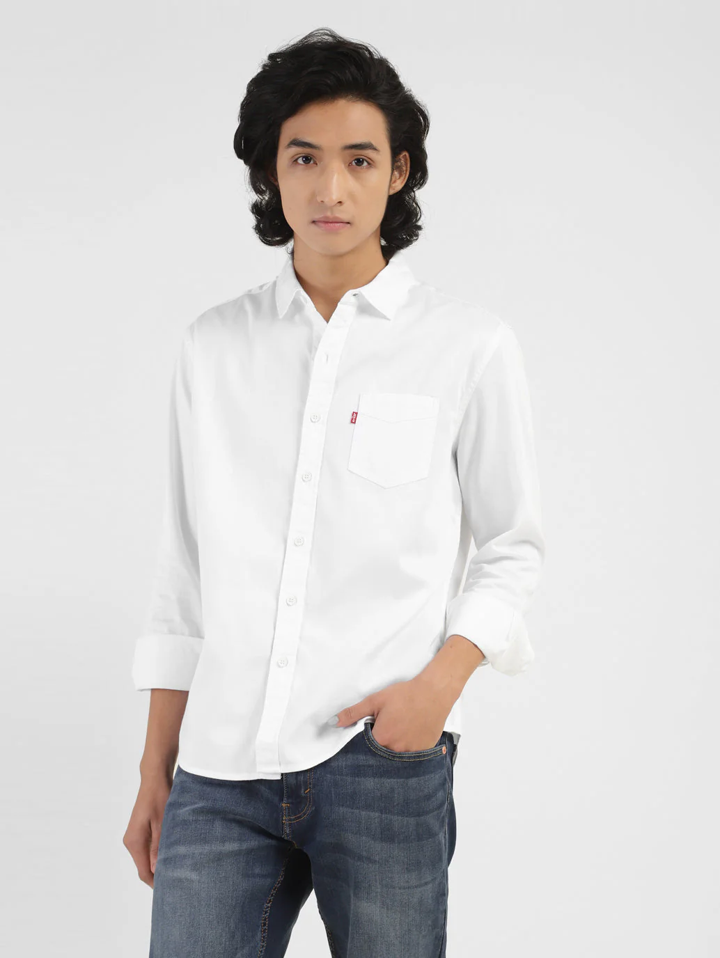 Men's Solid Slim Fit Shirt