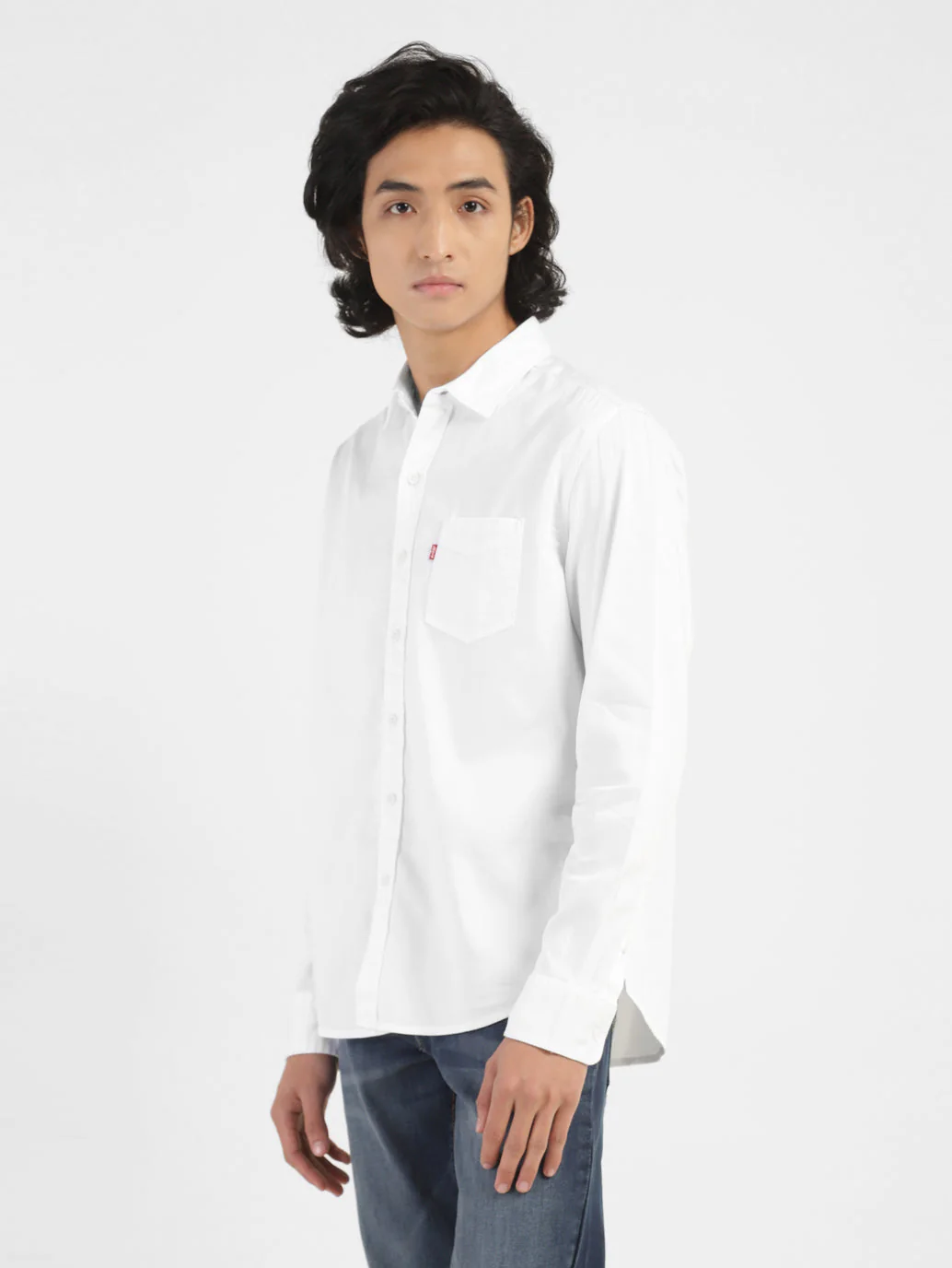 Men's Solid Slim Fit Shirt - Image 4
