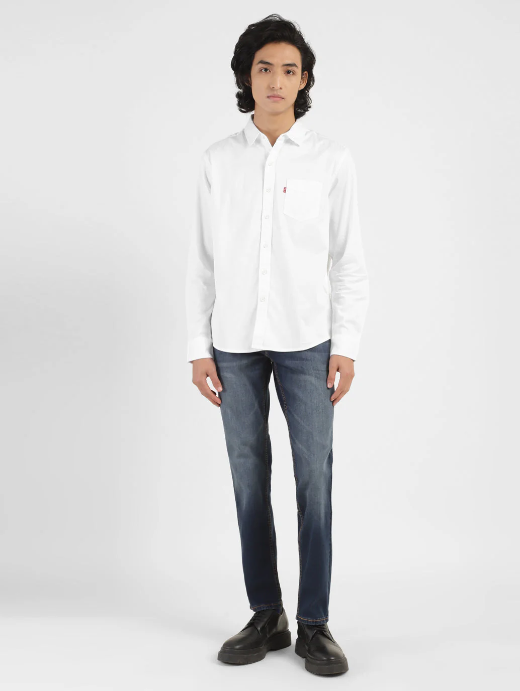 Men's Solid Slim Fit Shirt - Image 5