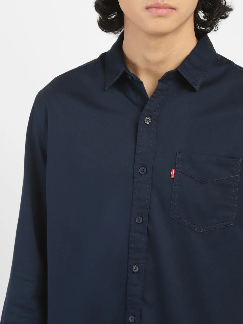 Men's Solid Slim Fit Shirt - Image 6