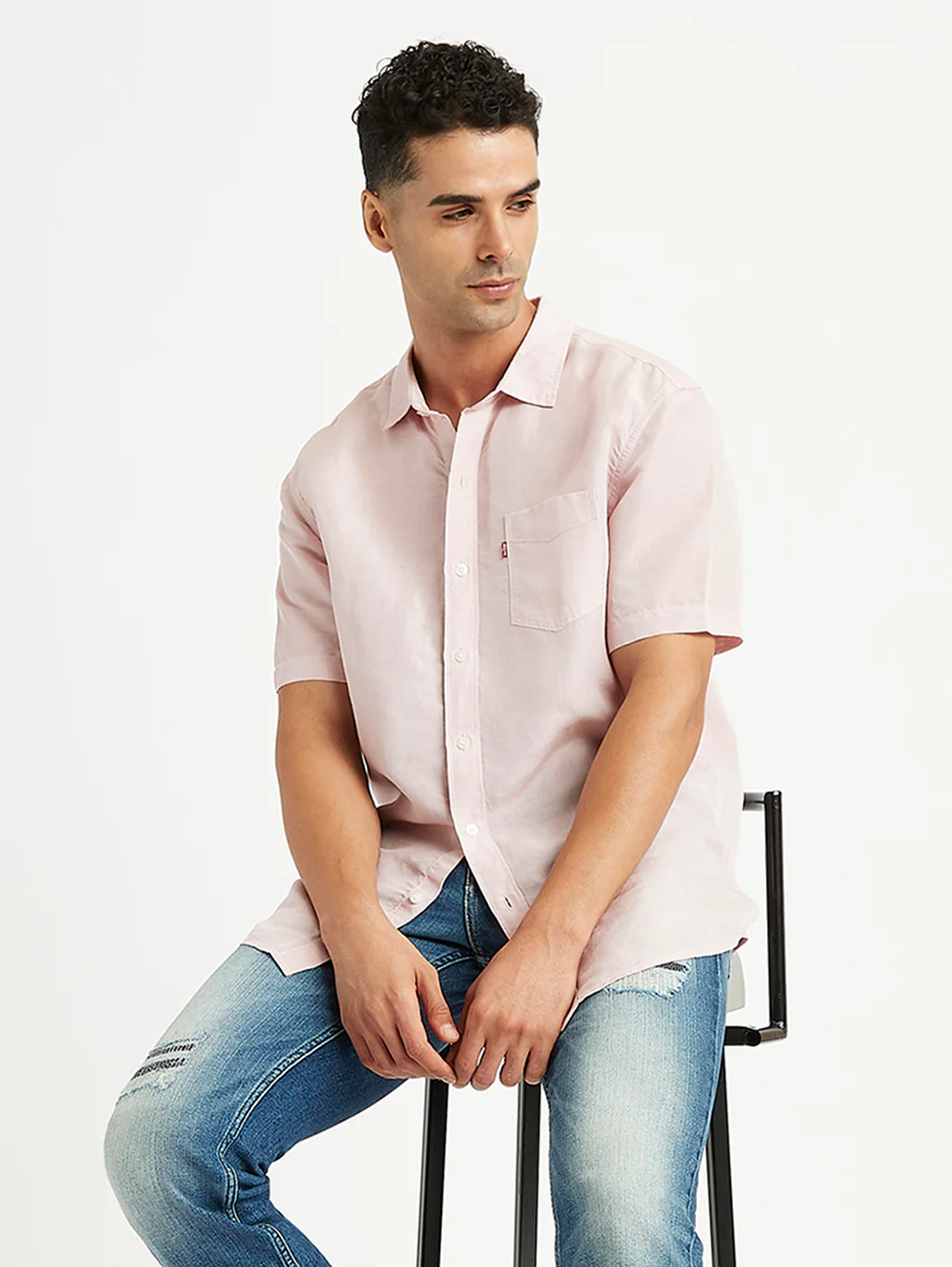 Men's Solid Slim Fit Shirt