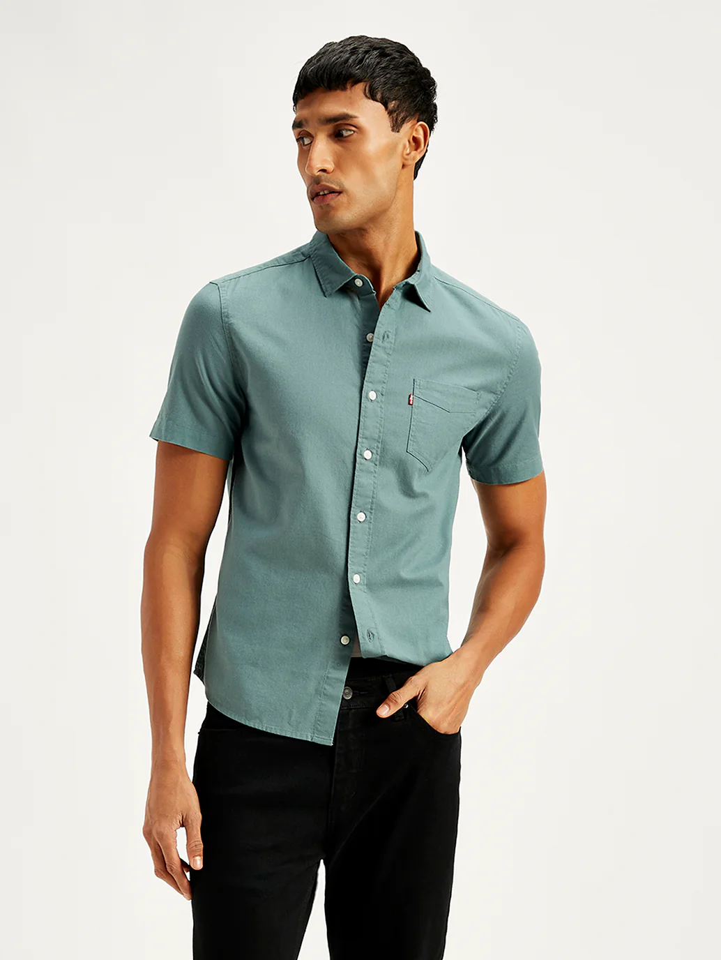 Men's Solid Slim Fit Shirt