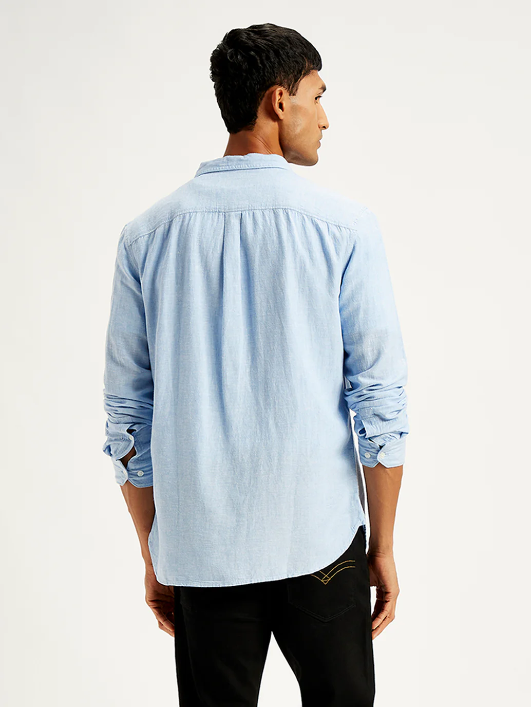 Men's Solid Slim Fit Shirt - Image 5