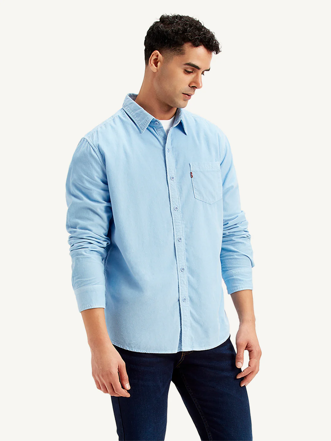 Men's Solid Slim Fit Shirt - Image 4