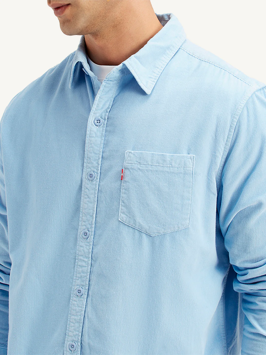 Men's Solid Slim Fit Shirt - Image 5