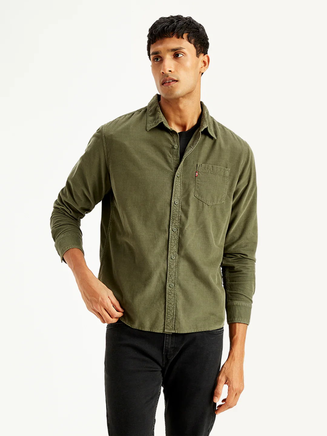 Men's Solid Slim Fit Shirt