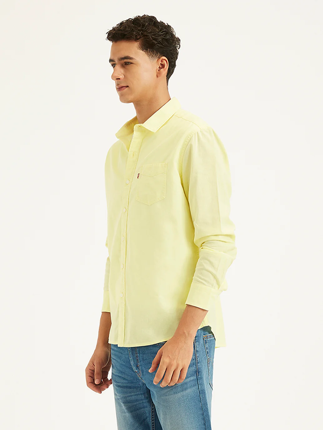 Men's Solid Slim Fit Shirt - Image 5