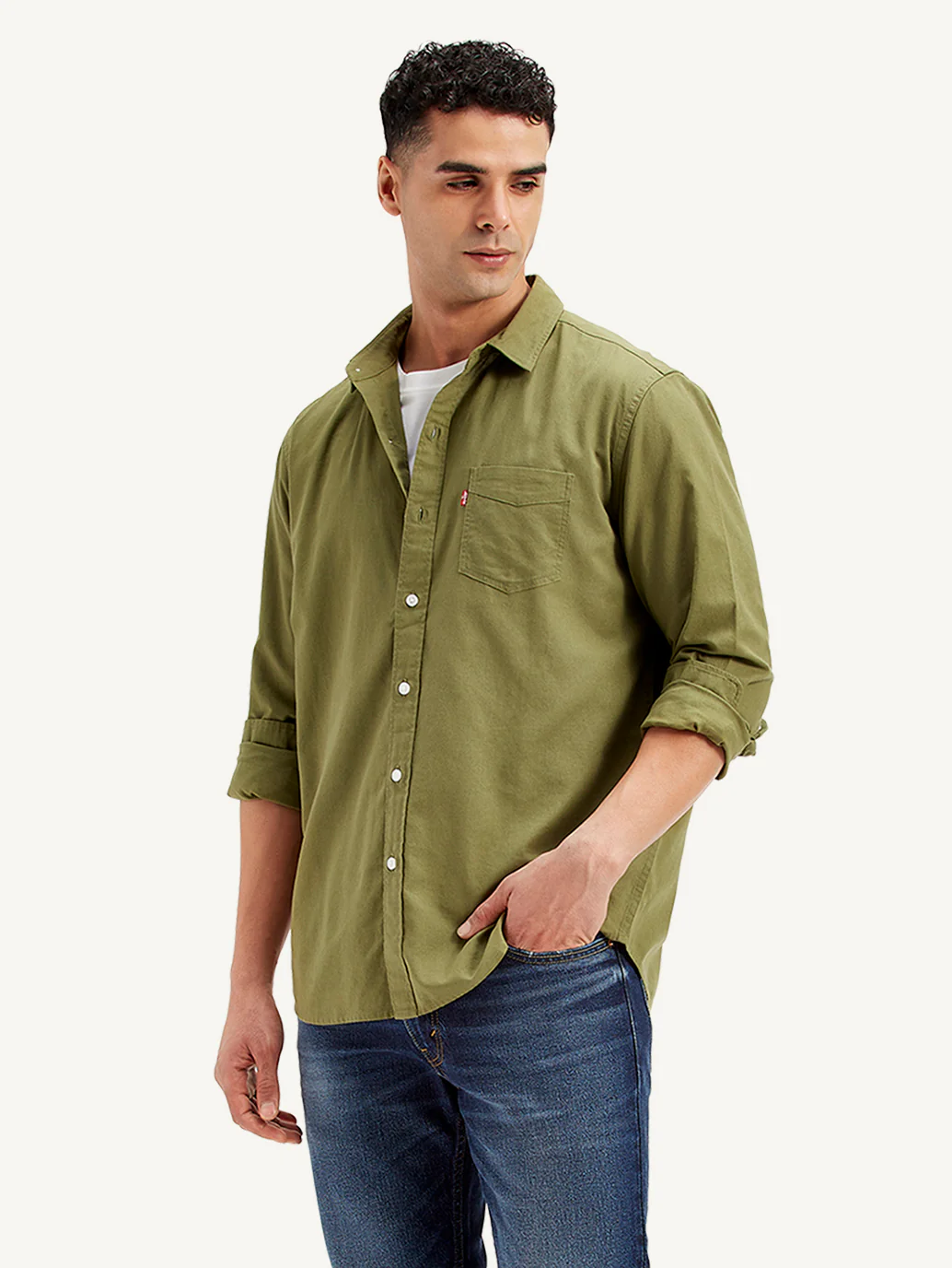 Men's Solid Slim Fit Shirt