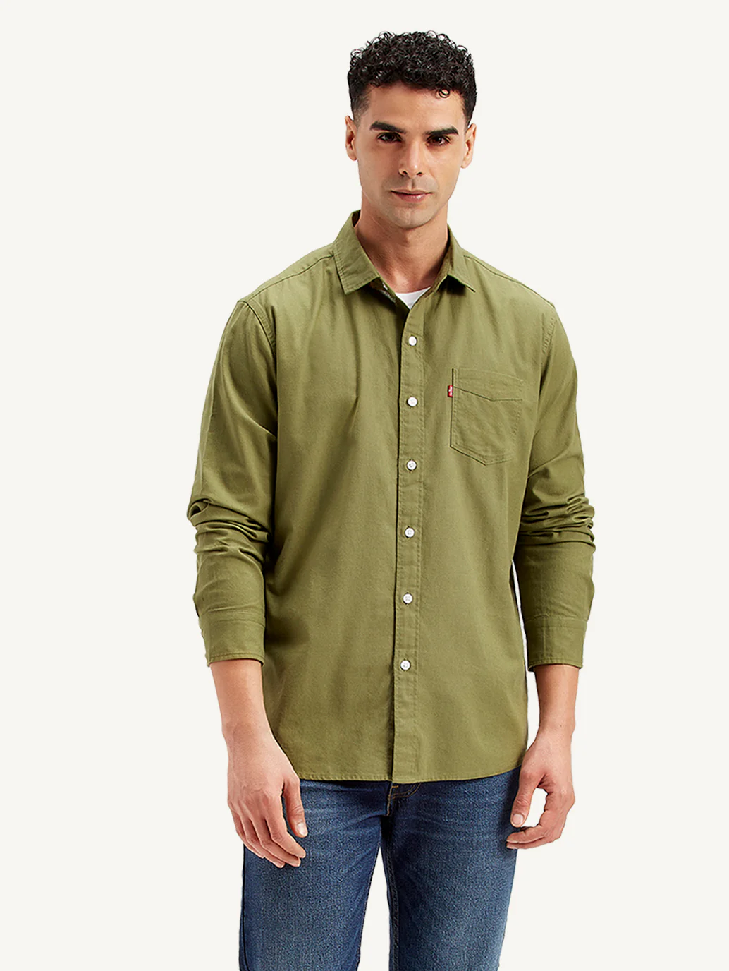 Men's Solid Slim Fit Shirt - Image 2