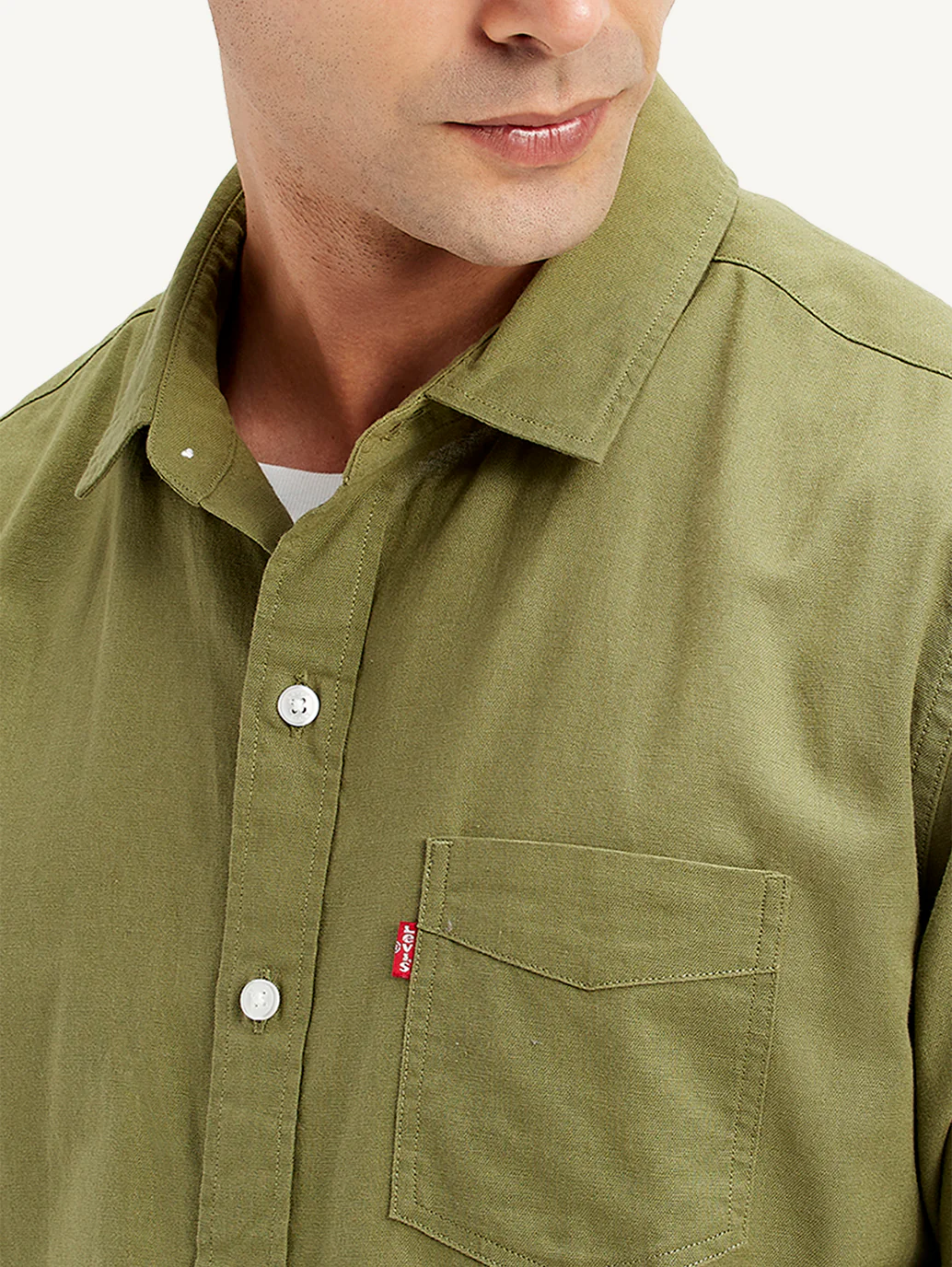 Men's Solid Slim Fit Shirt - Image 4