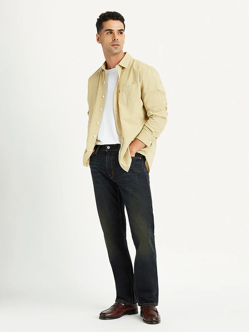 Men's Solid Slim Fit Shirt - Image 4