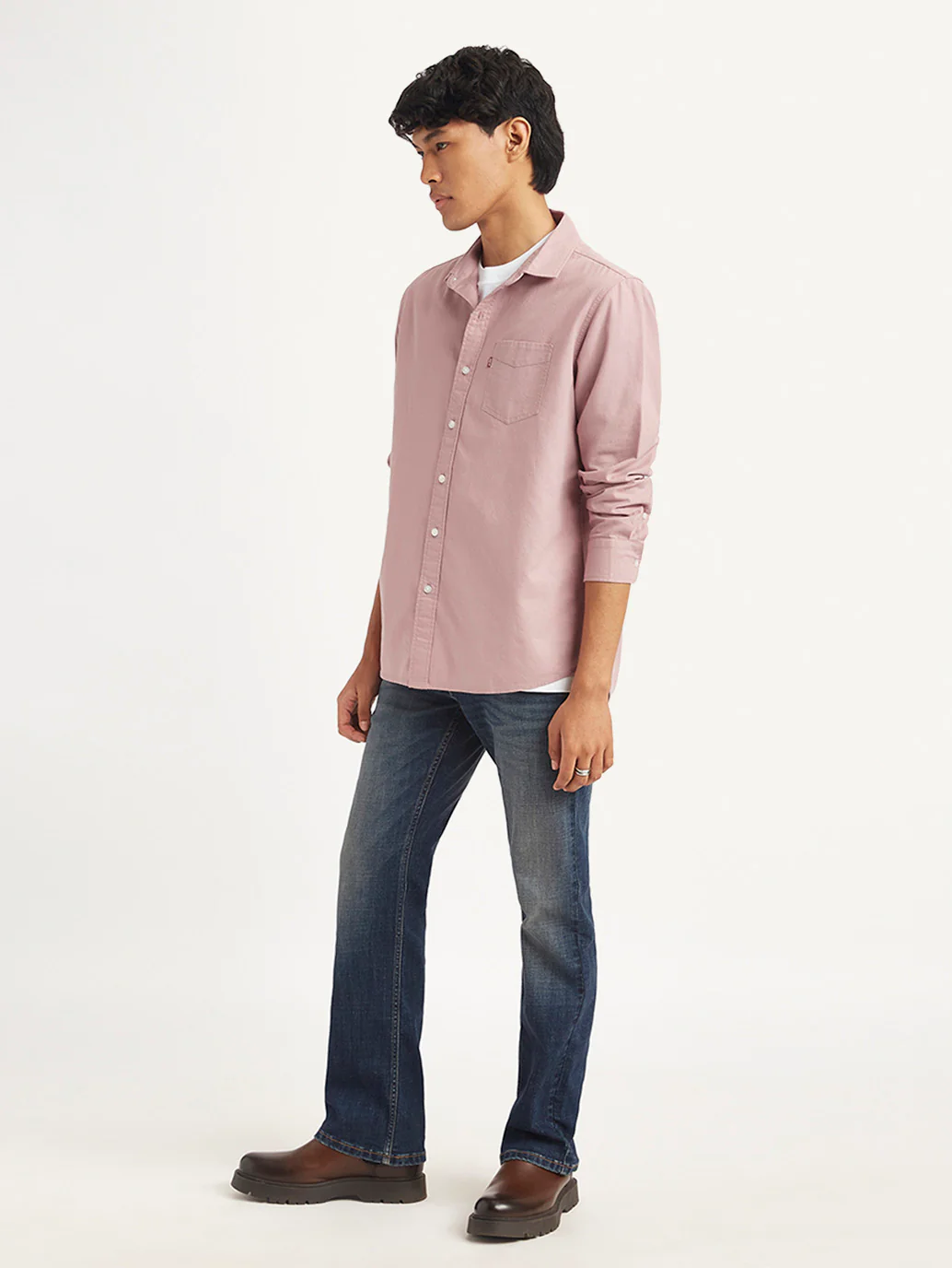 Men's Solid Slim Fit Shirt - Image 3
