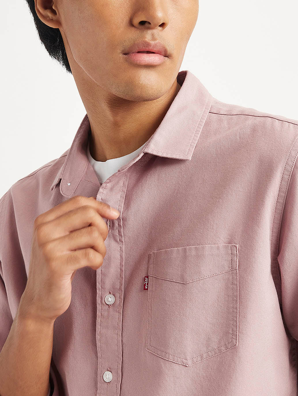 Men's Solid Slim Fit Shirt - Image 5