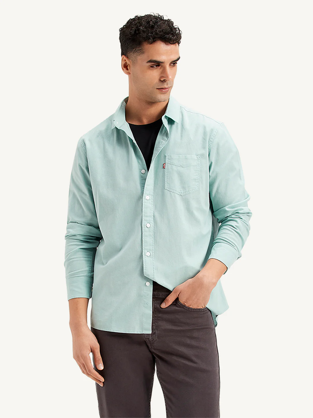 Men's Solid Slim Fit Shirt
