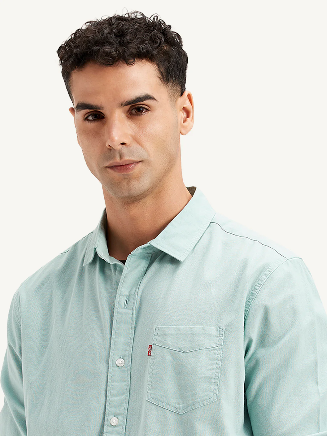Men's Solid Slim Fit Shirt - Image 5