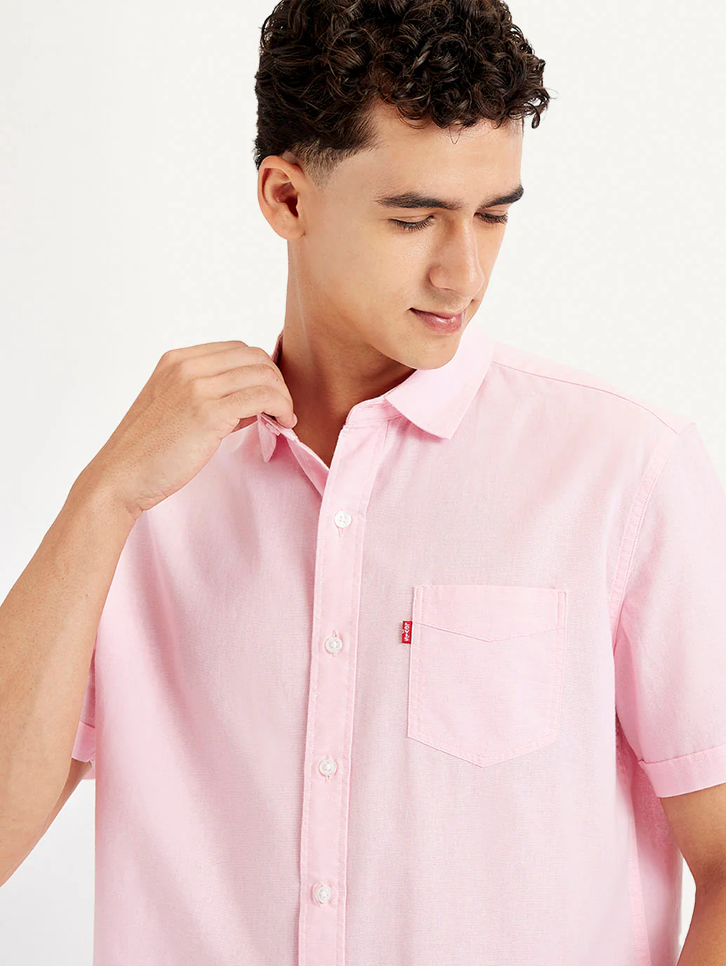 Men's Solid Slim Fit Shirt - Image 5