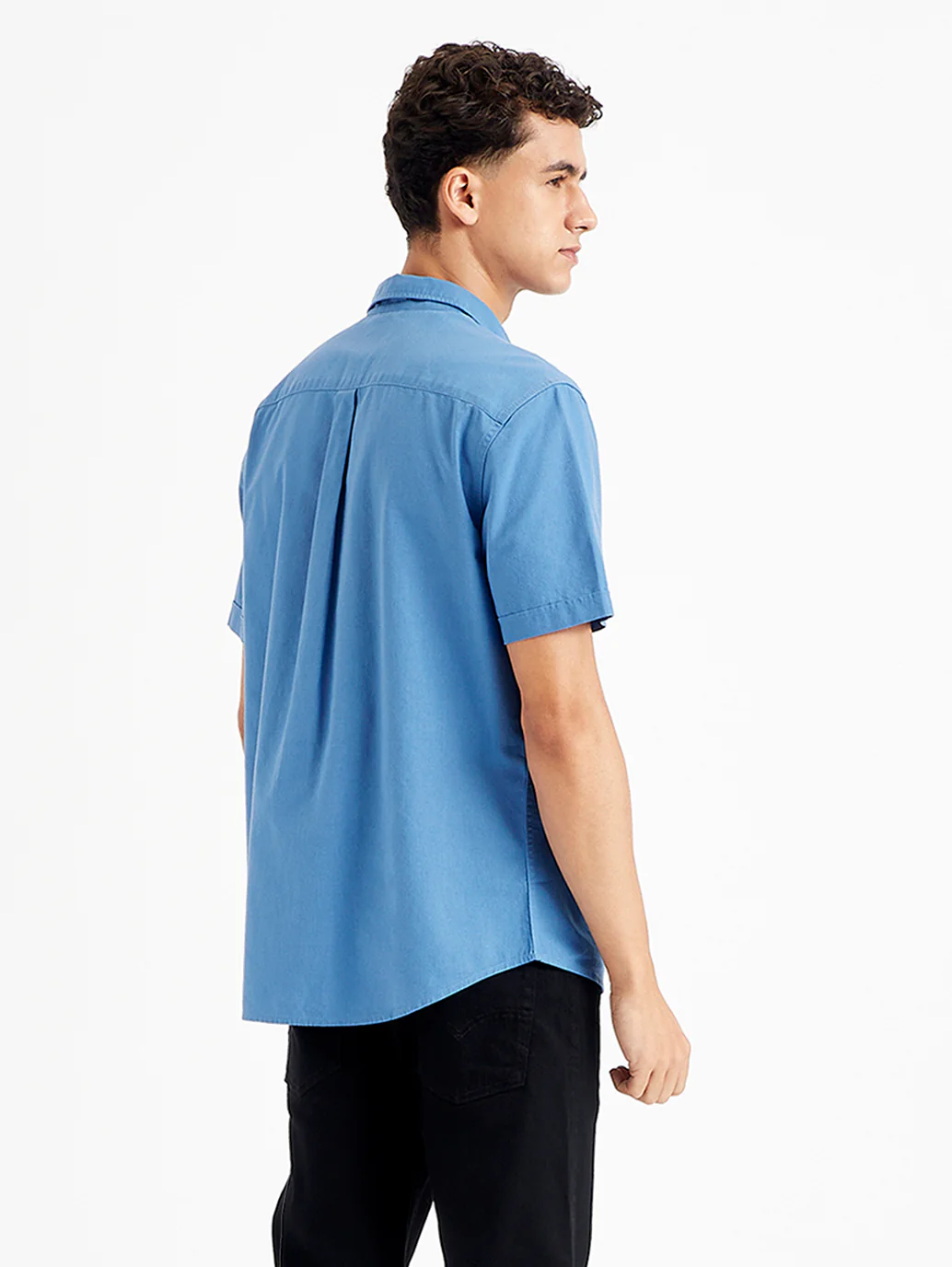Men's Solid Slim Fit Shirt - Image 2