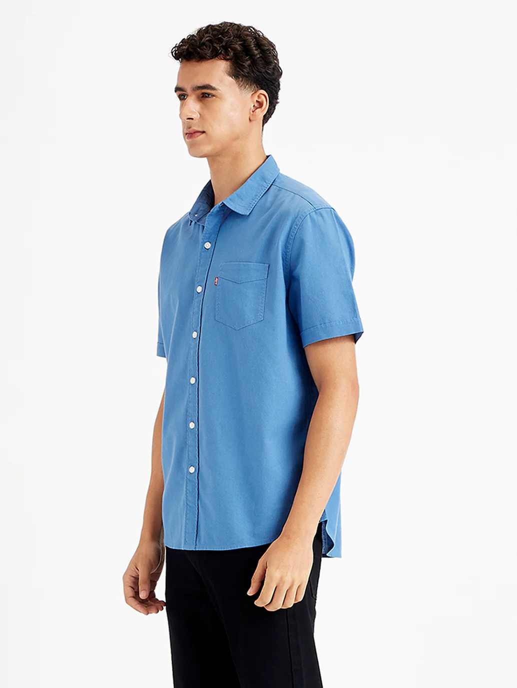 Men's Solid Slim Fit Shirt - Image 4