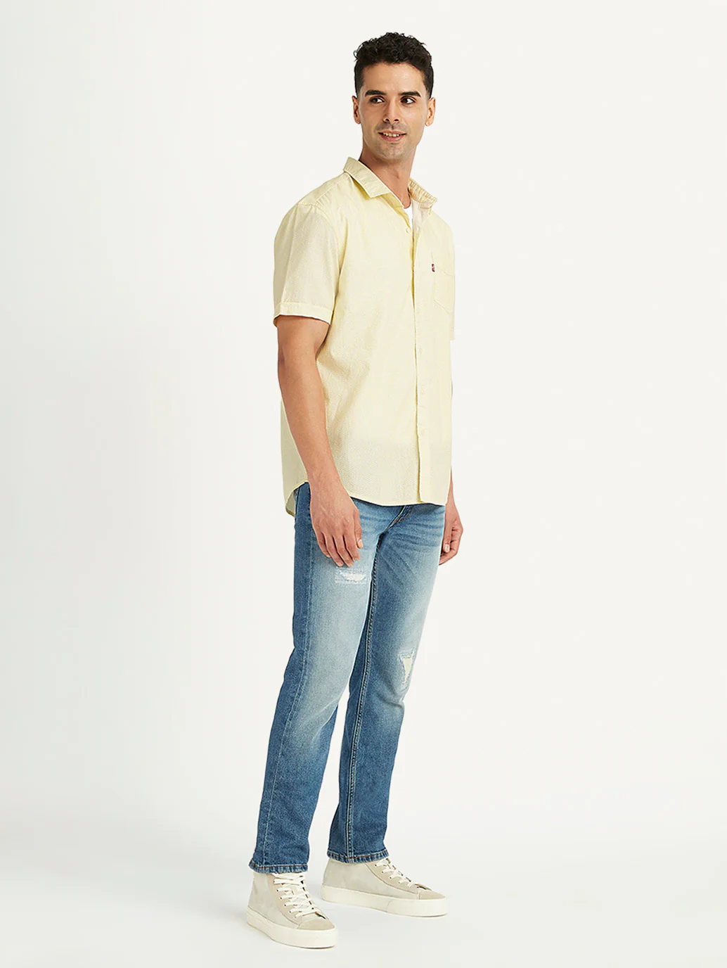 Men's Solid Slim Fit Shirt - Image 5