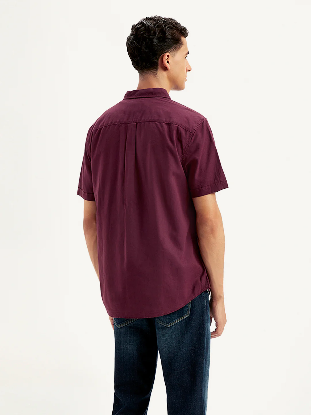 Men's Solid Slim Fit Shirt - Image 3