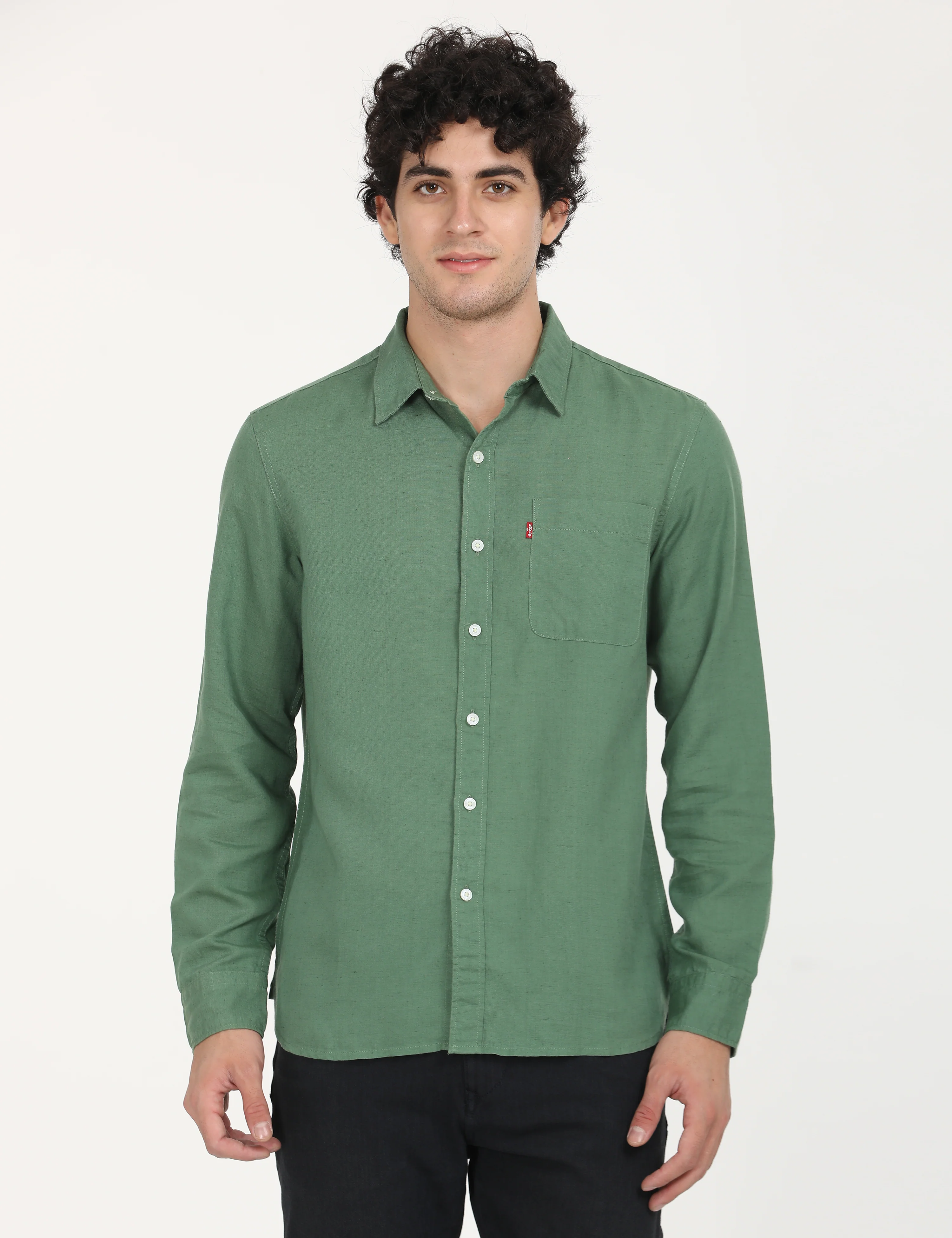 Men's Solid Slim Fit Shirt
