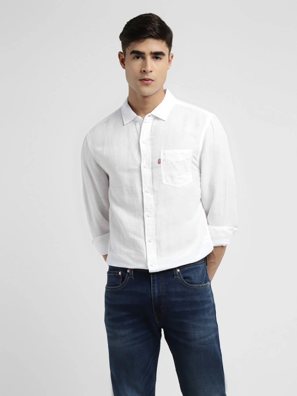 Men's Solid Slim Fit Shirts - Image 2