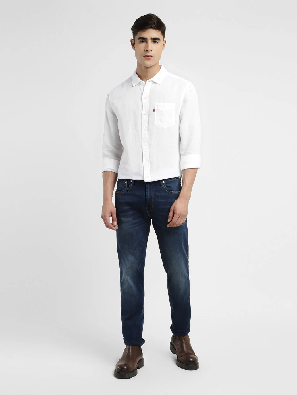 Men's Solid Slim Fit Shirts - Image 9