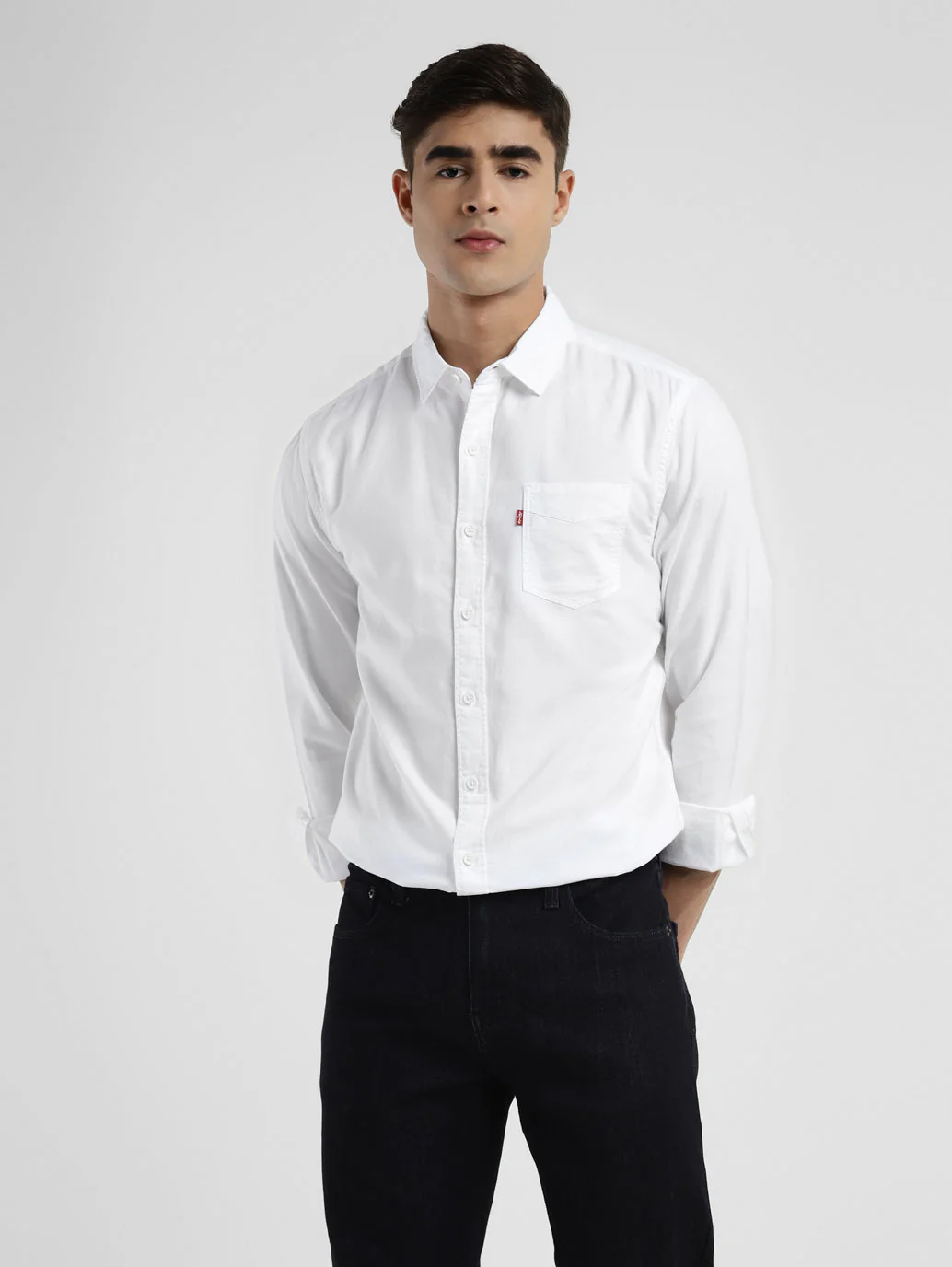 Men's Solid Slim Fit Shirts - Image 2