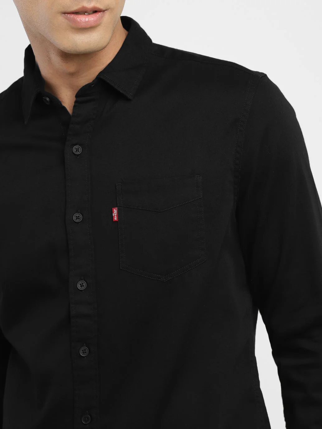 Men's Solid Slim Fit Shirt - Image 6