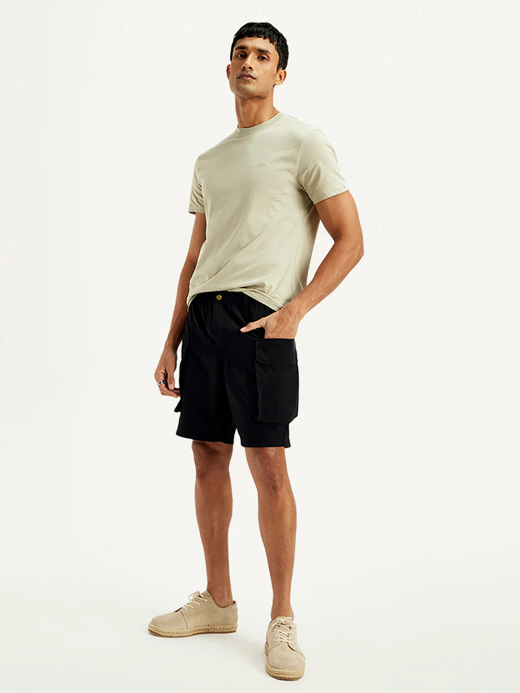 Men's Solid Regular Fit Shorts - Image 7