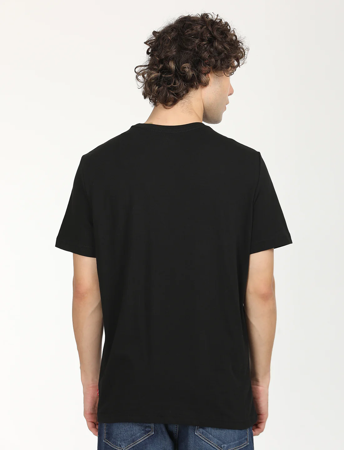 Men's Solid Loose Fit  T-Shirt - Image 2