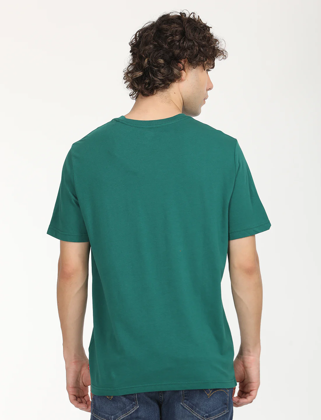 Men's Solid Loose Fit T-Shirt - Image 3