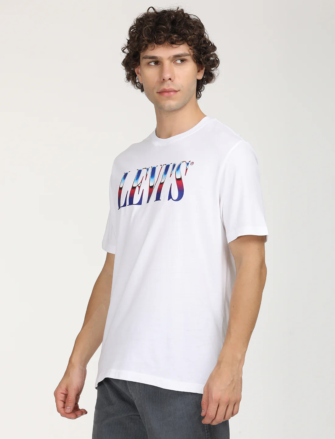 Men's Solid Loose Fit T-Shirt - Image 2