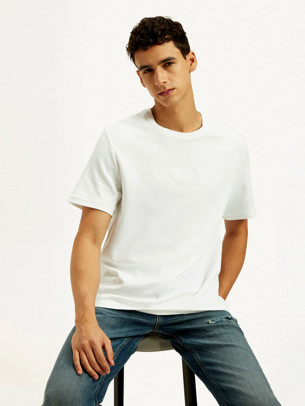 Men's Solid Regular Fit T-Shirt