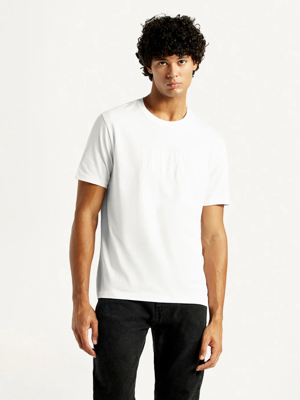 Men's Solid Regular Fit T-Shirt - Image 2