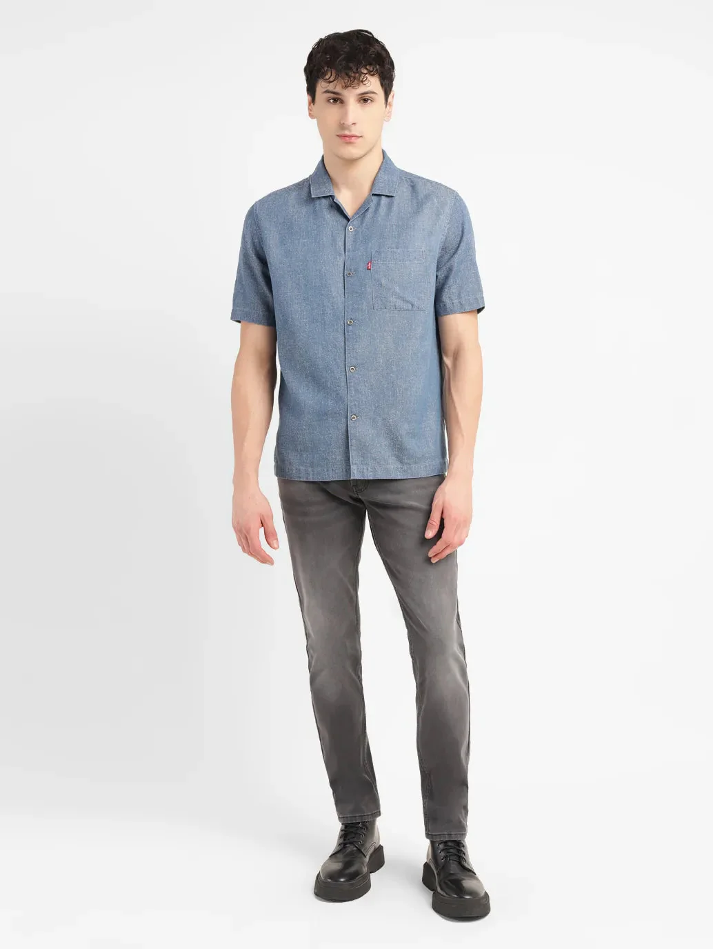 Men's Solid Regular Fit Shirt